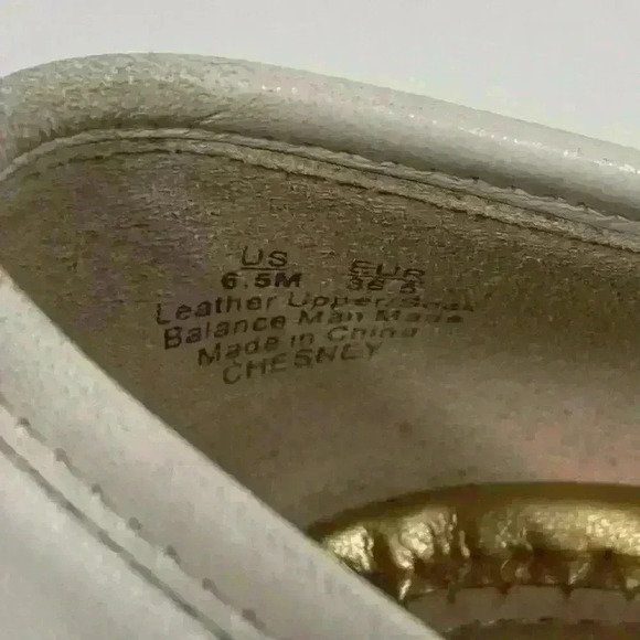 Sam Edelman Chesney Studded Loafer Leather White Women size 6.5 - Picture 7 of 9